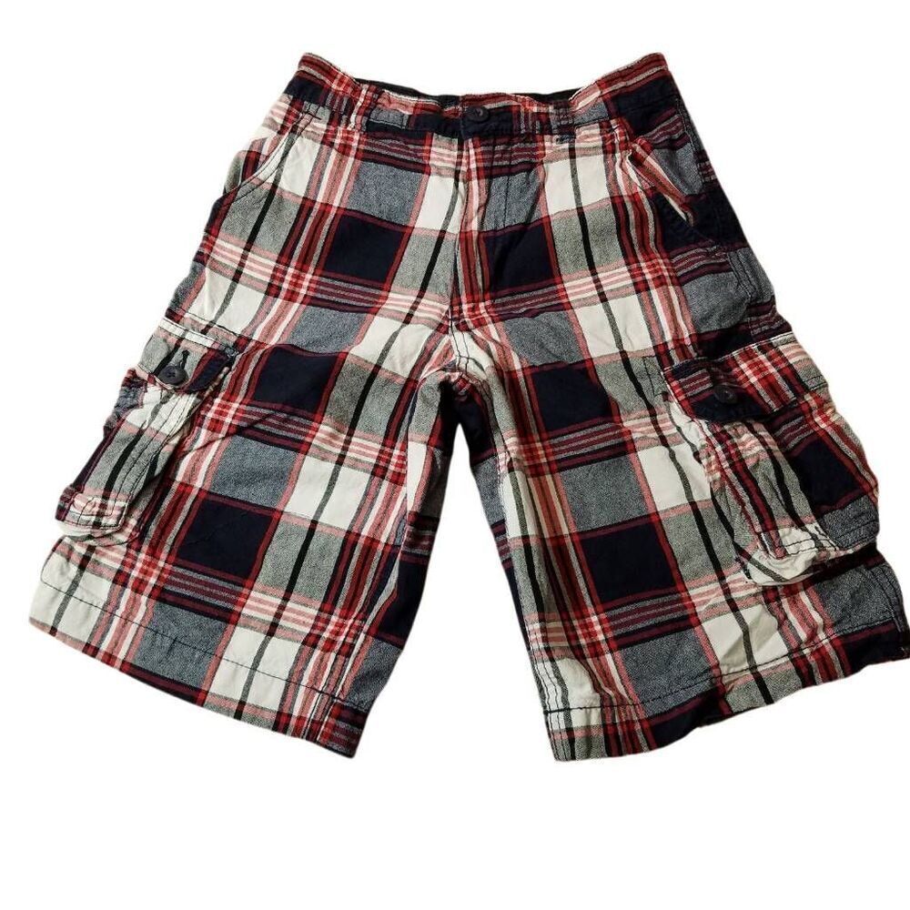 Faded Glory Plaid Bermuda Shorts 12